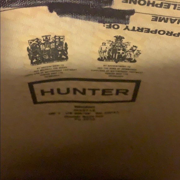 Hunter “Regent” Black Rubber Rain Boots - Women’s Size 9 - Picture 6 of 8